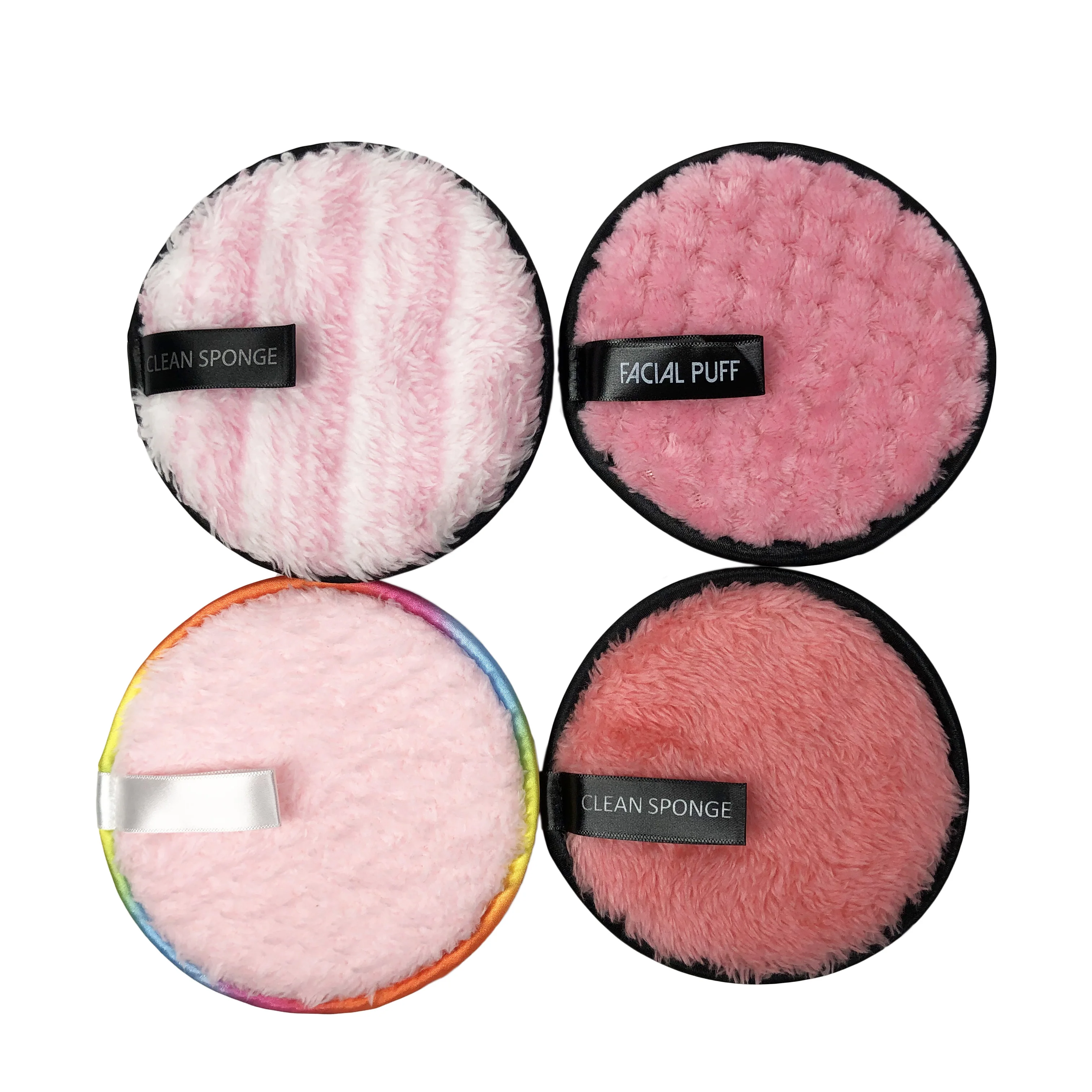 

Reusable Makeup Remover Pads Premium Microfiber Cloth Removes Makeup with Just Water for Face, Oil Free, Chemical Free, Multi-color