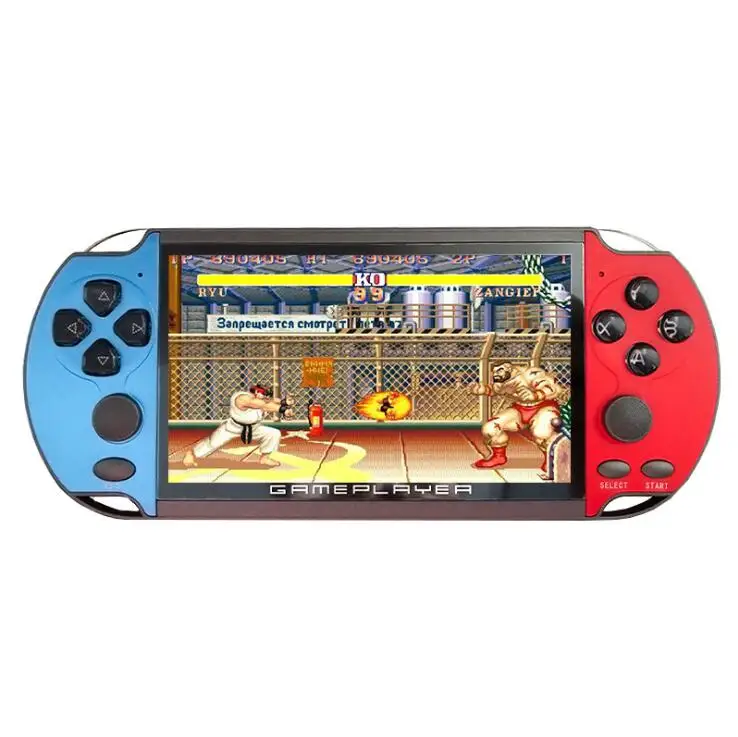 

X7 Plus 8G player 5.1inch Game Console Portable Camera MP5 LCD Rechargeable Handheld tv, Grey