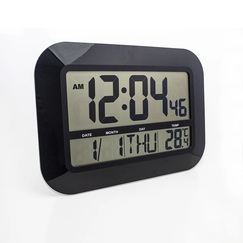 

H809 Multifunctional large LCD Digital Alarm Clock big digit display digital wall clock alarm clock