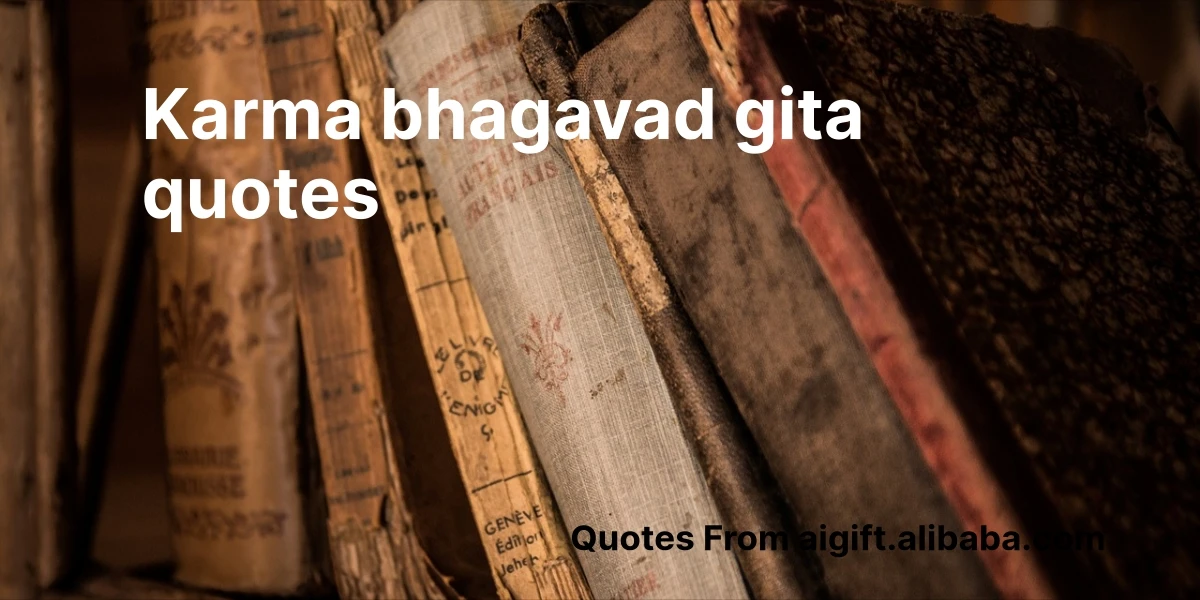 karma bhagavad gita quotes