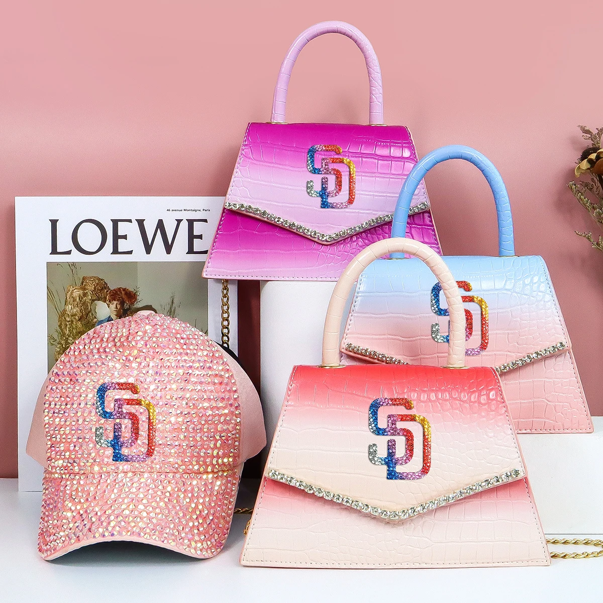 

Designer Purses And Ladies Handbags Fedor Hat Purse Sets Bags Women Handbag Ladies Hand Bags Luxury Handbags For Women, Customized color