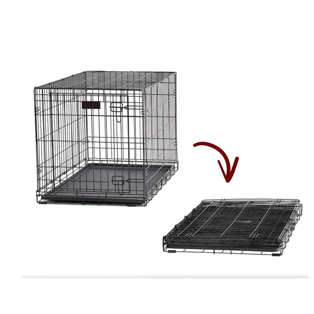 

Pets Homes ECO Friendly Large Crate Folding Metal Large Pet Dog Cage Cages Kennels