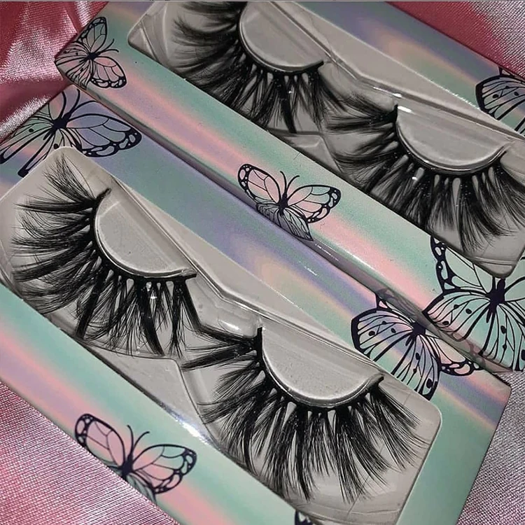 

Popular Vegan 25mm 30mm 3d fluffy 100% eyelashes fluffy lash mink eye lashes mink