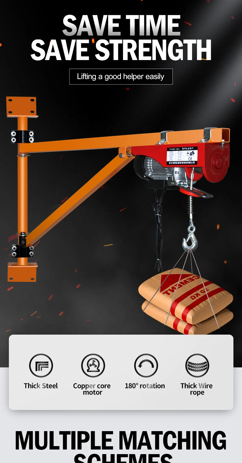 Lifting Wallmounted Wall Bracket Jib Hoisting Crane Manufacturer 200kg 12m Buy Wall Bracket