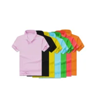 

Wholesale Sublimation Latest T-shirt Custom Designer Blank Black Polo Lapel T Shirts Printing Women