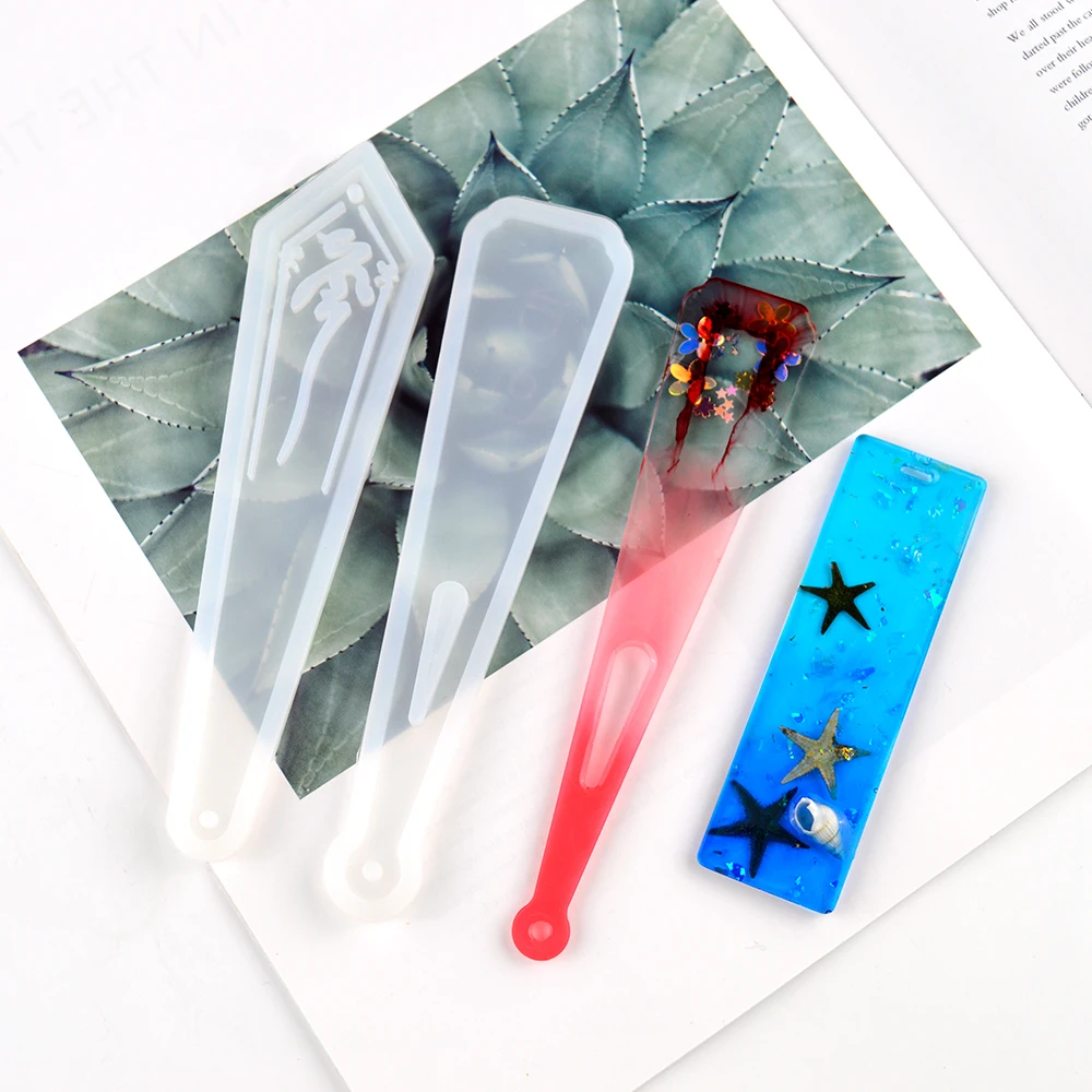 

DIY Resin Casting Jewelry Mold Bookmark Mold Silicone Epoxy Resin Silicone Mold