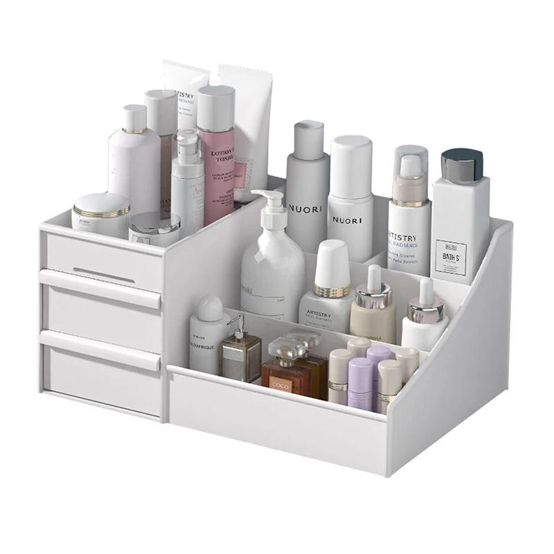 

Drawer Type Finishing Desktop Skincare Lipstick Multifunctional Storage Plastic Box