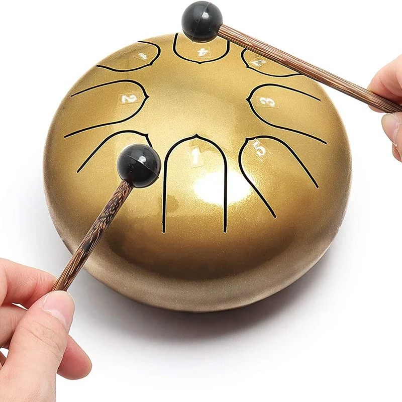 

UKETA new tankdrum clear and melodious small size handpan  steel tongue drum