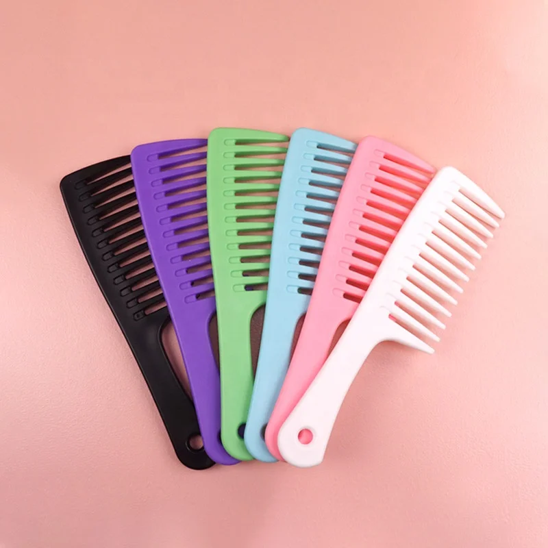 

Hot Custom Hair Combs Sale ! Vesta Factory Price Big Knife Comb With 6 Colors to choose wide tooth Comb, Black,purple,pink .blue,white,green