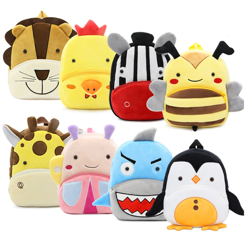 

Cute Animal Plush Backpack Cartoon Toddler Bag for 2-5 Years Kids Gift for Kindergarten Kids