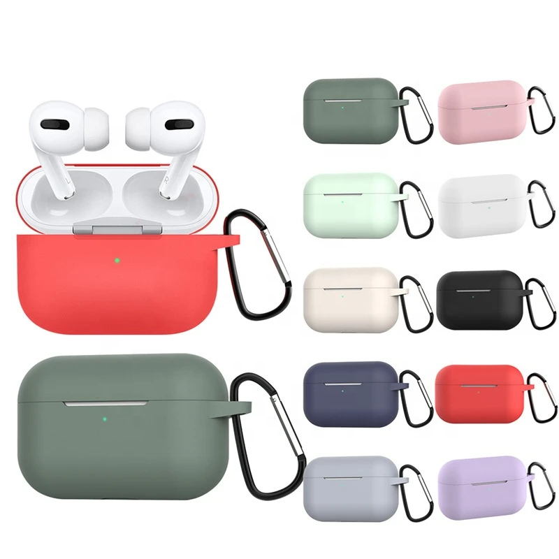

Solid Color Silicone Case For Airpods Pro Case Wireless For Airpods Pro Cover Earphone Case For Air Pods pro 1 2 3 Fundas, 10