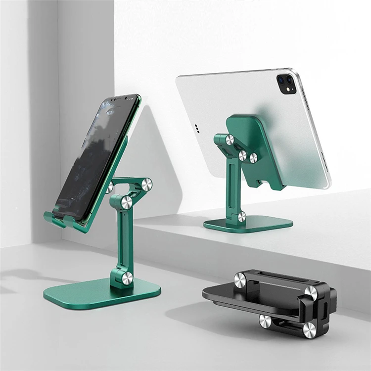 

Low Price Adjustable Portable Cellphone Stand Folding Mobile Phone Holder for iPhone Tablet Holder For iPad, Black