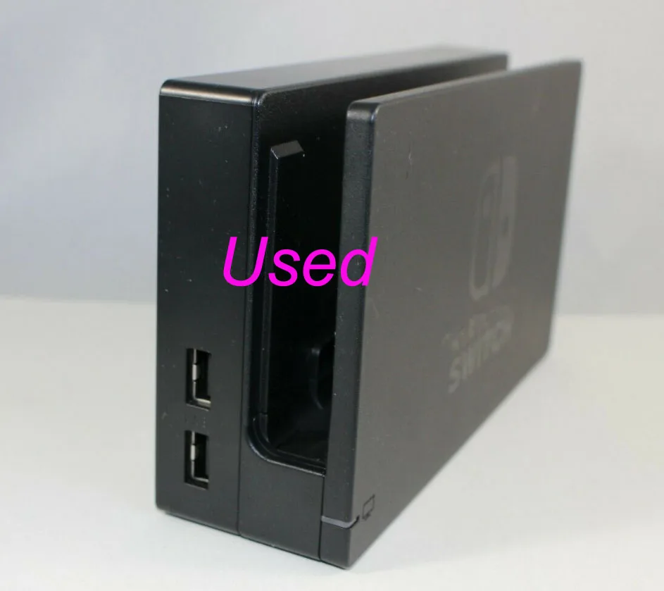 

Black Original For NS Nintend Switch Charging Dock TV Docking Charger Station Stand Used