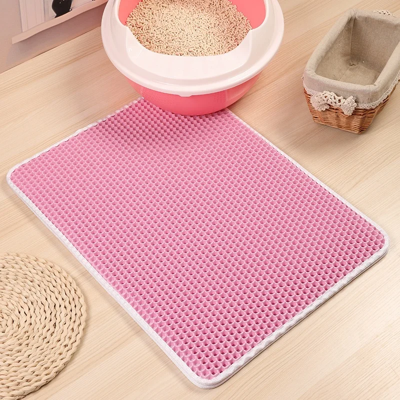 

Pet Supplies Cat Toilet Mat Accessories Cleaning Eva Cat Tray Litter Box, As picture