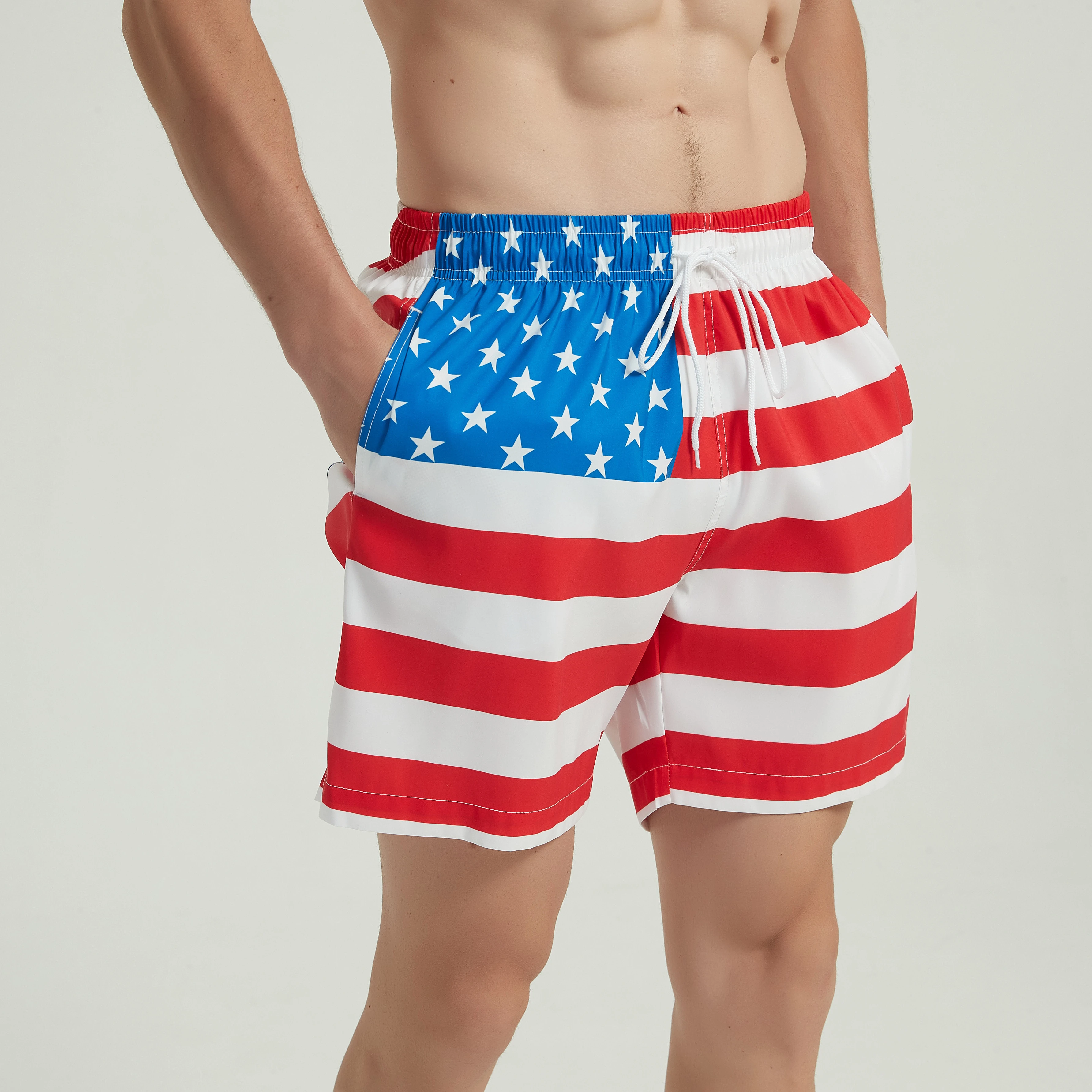 

American Independence Day Million-Selling swim shorts men beach shorts swim beach trunks men with quickly dry sublimation prints, Custom color