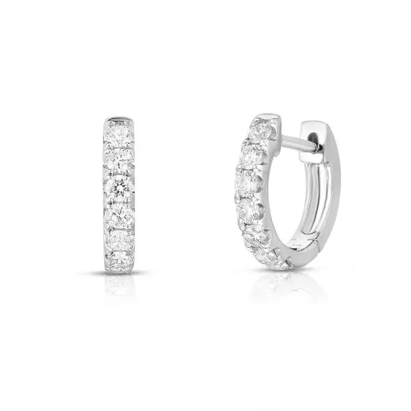 

Manufactures 18K Gold Plated Sleeper Hoop CZ Women's 925 Sterling Silver Earring
