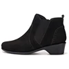 Custom suede leather Women winter Ballard Chelsea Ankle Boot low heel shoes
