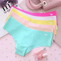 

SIX RABBIT One Piece Women Underwear Ice Silk Seamless Panties