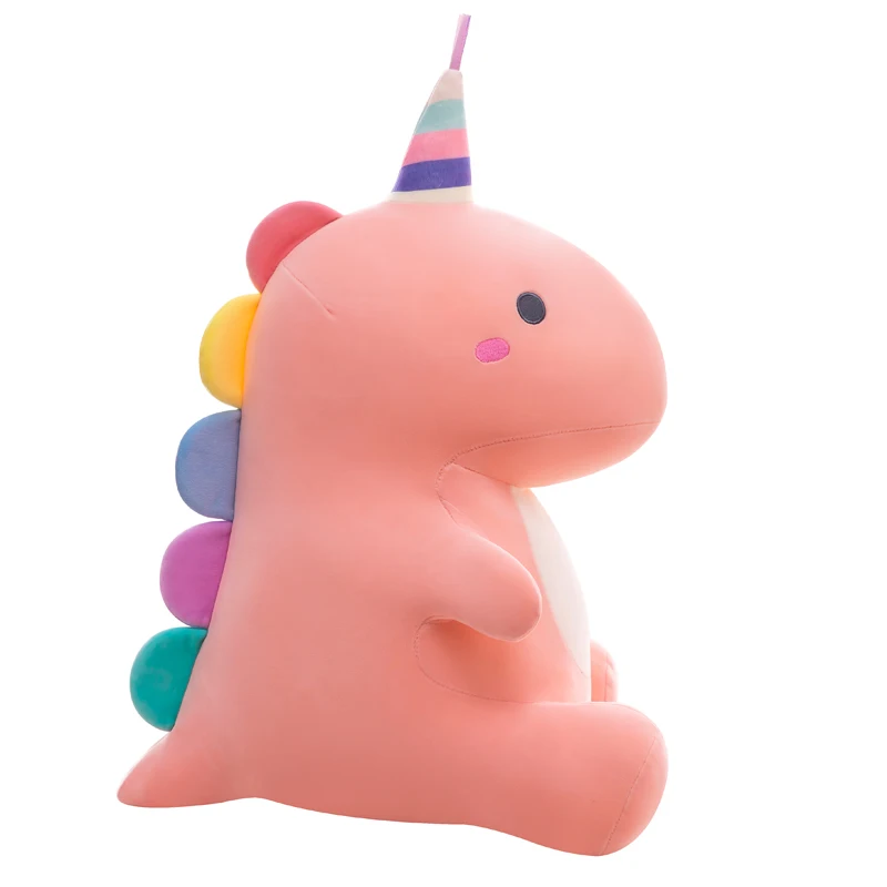 

2023 Trending Hot Sale Cute Promotional Unicorn Dinosaur Plush Toy For Valentine's Day Gift