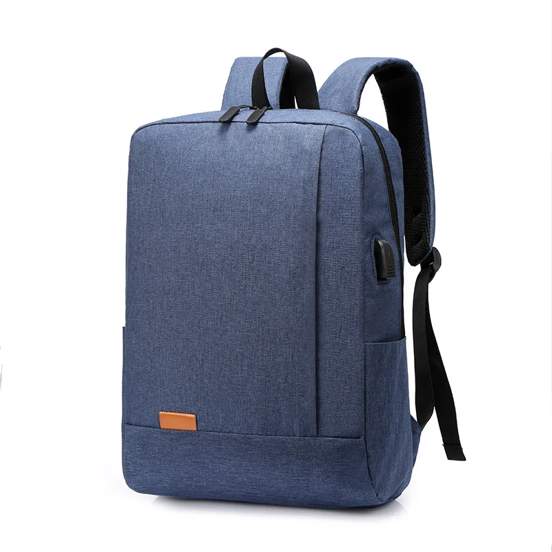 

New Leisure Waterproof Backpack With USB Charging Unisex Student School Bag, 4 colors or customized