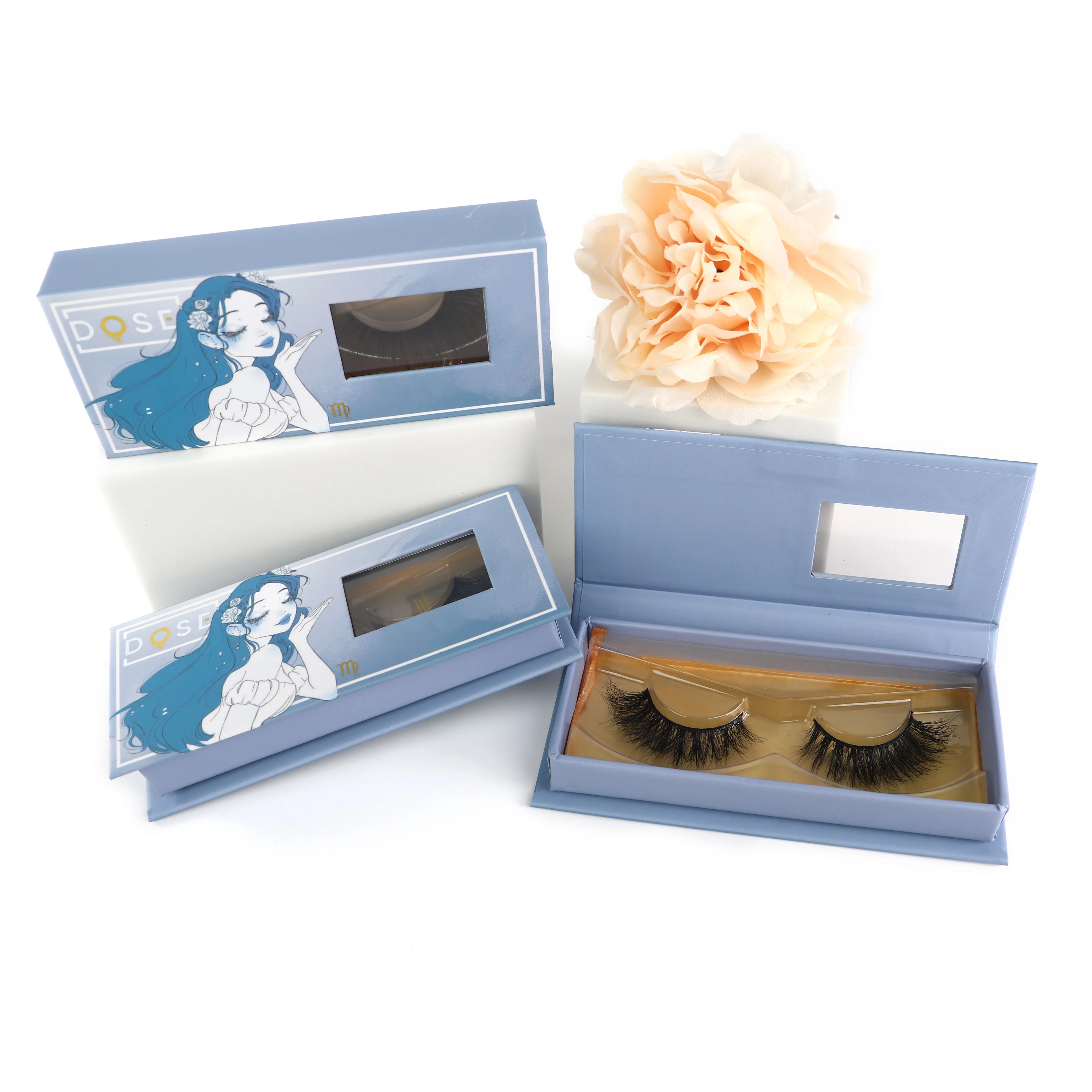

private label false eyelashes soft and smooth mink eyelash strips individual luxury 3d mink lashes