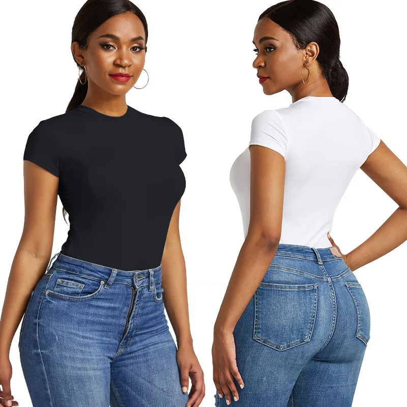 

Ropa De Mujer Roupas Femininas Casual Fashion Bodysuit Clubwear Solid Color Women Tops Sexy Slim Skinny Jumpsuit Clothing