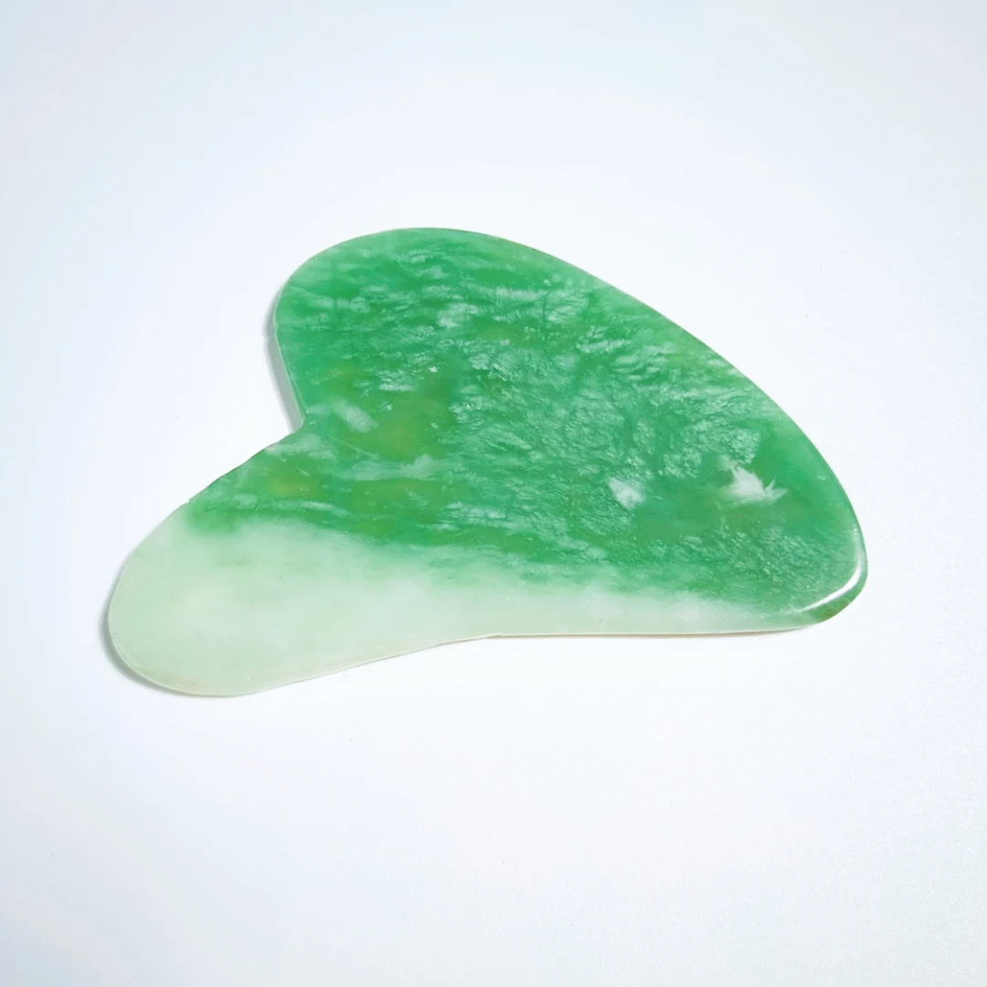 

Beauty personal care cosmetics makeup gua sha board Xiuyan jade massage stone Xiuyan jade