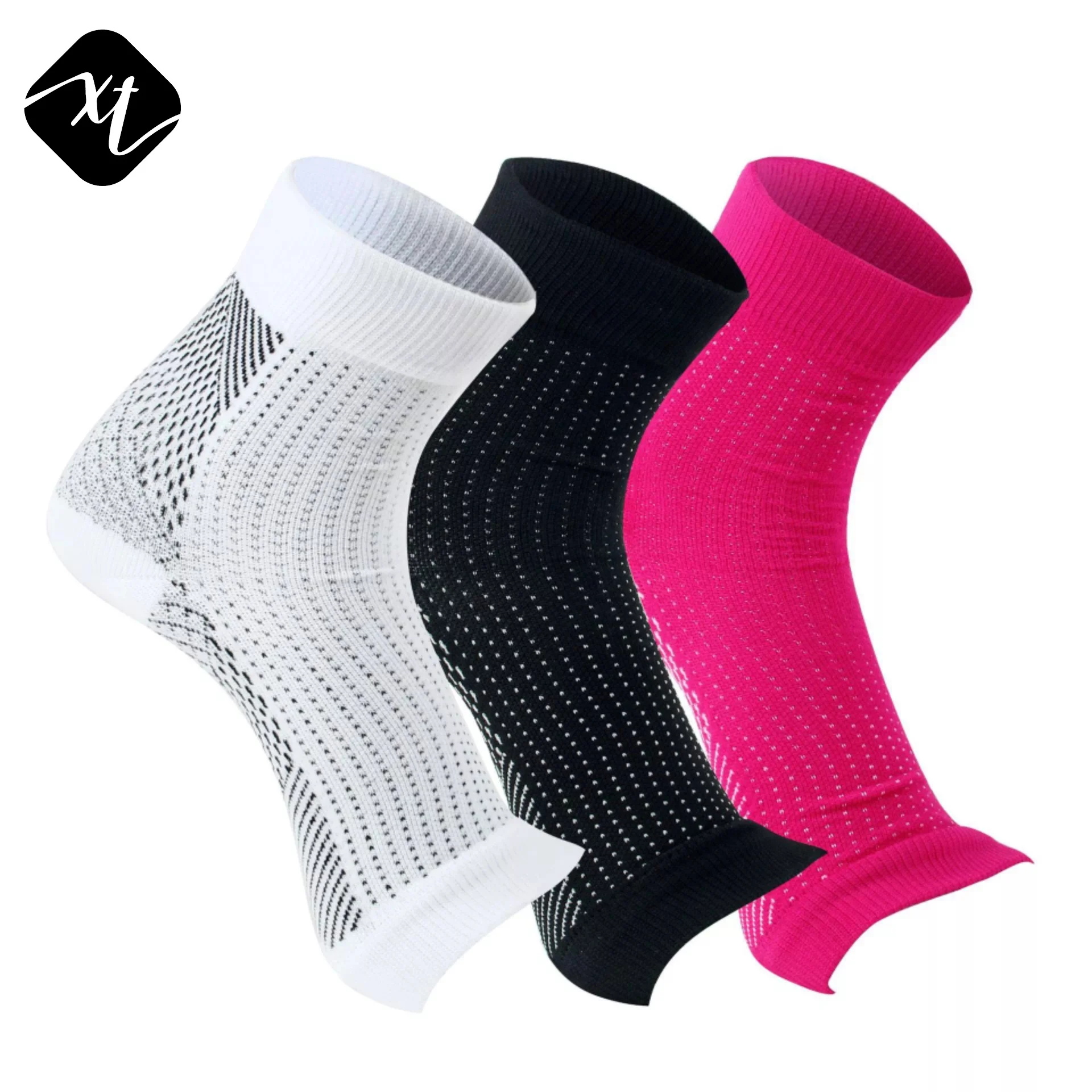 

Ankle Brace for Women & Men Ankle Brace Protection Compression Support Sleeve Sport Socks, Black / white / red