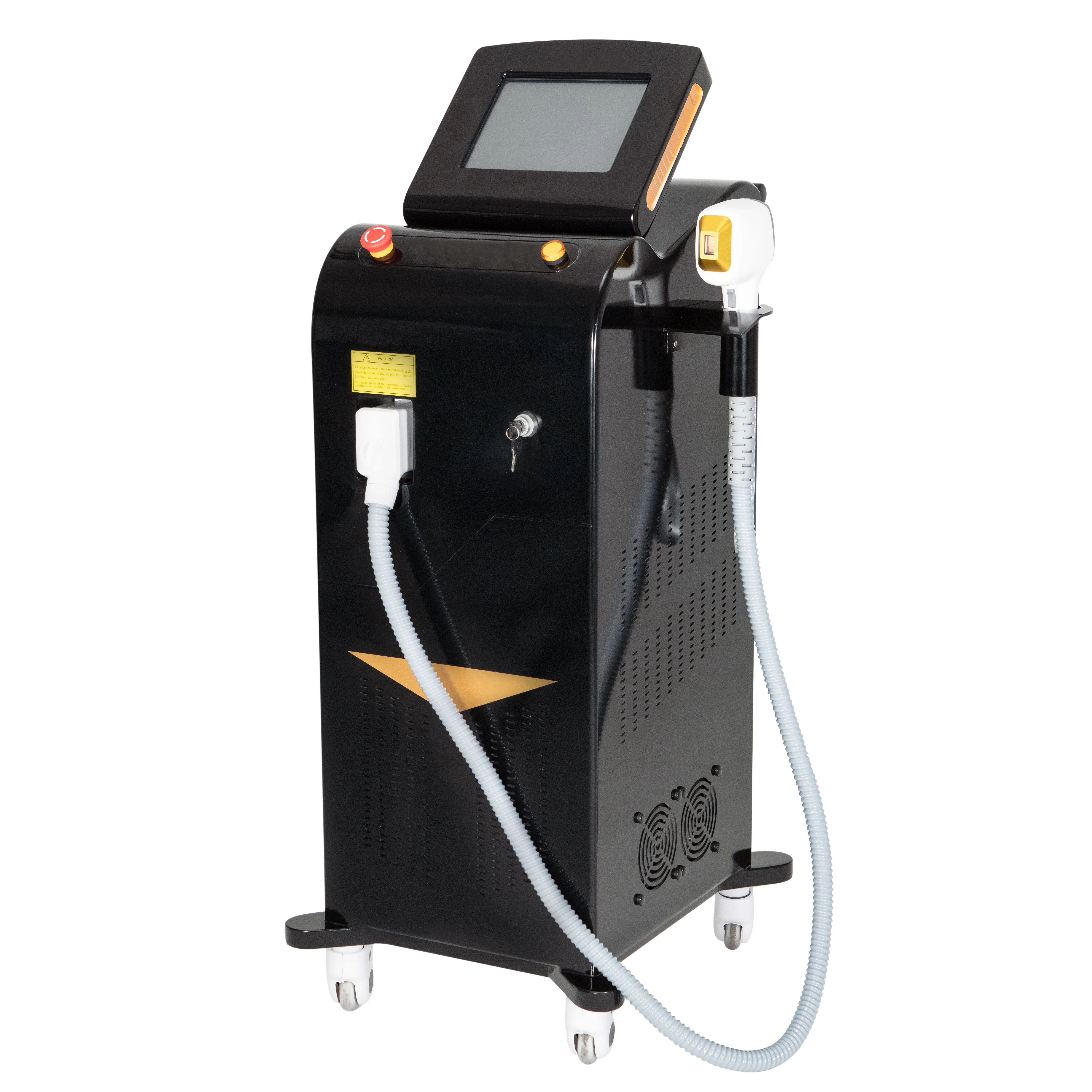 

Permanent Laser Hair Removal Diode Laser Hair Removal Equipment 808nm Diode Laser Equipment, Black