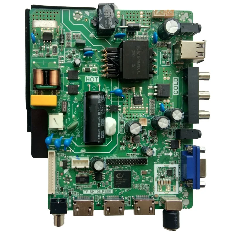 

LCD TV universal motherboard TP.SK108.PB801 32 39 42 43 inch TP.V56.PB801 45W/66-100V(39-50inch)