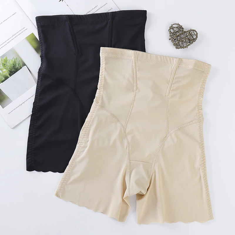 

China Factory Body Shaper Manufacturing Mid Thigh Panty High Waist Slimming Panty Bodyshaper Pant Far Infrared Pants High Level, Customized color