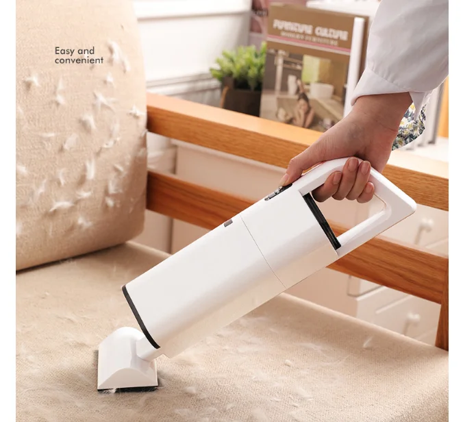 

New Style Pet Fur Remover Portable Wireless Pet Fur Dust Collector Car Carried Electric Lint Roller Durable Cleaner, White