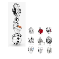 

925 sterling silver Mickey Charm with bracelet women Jewelry