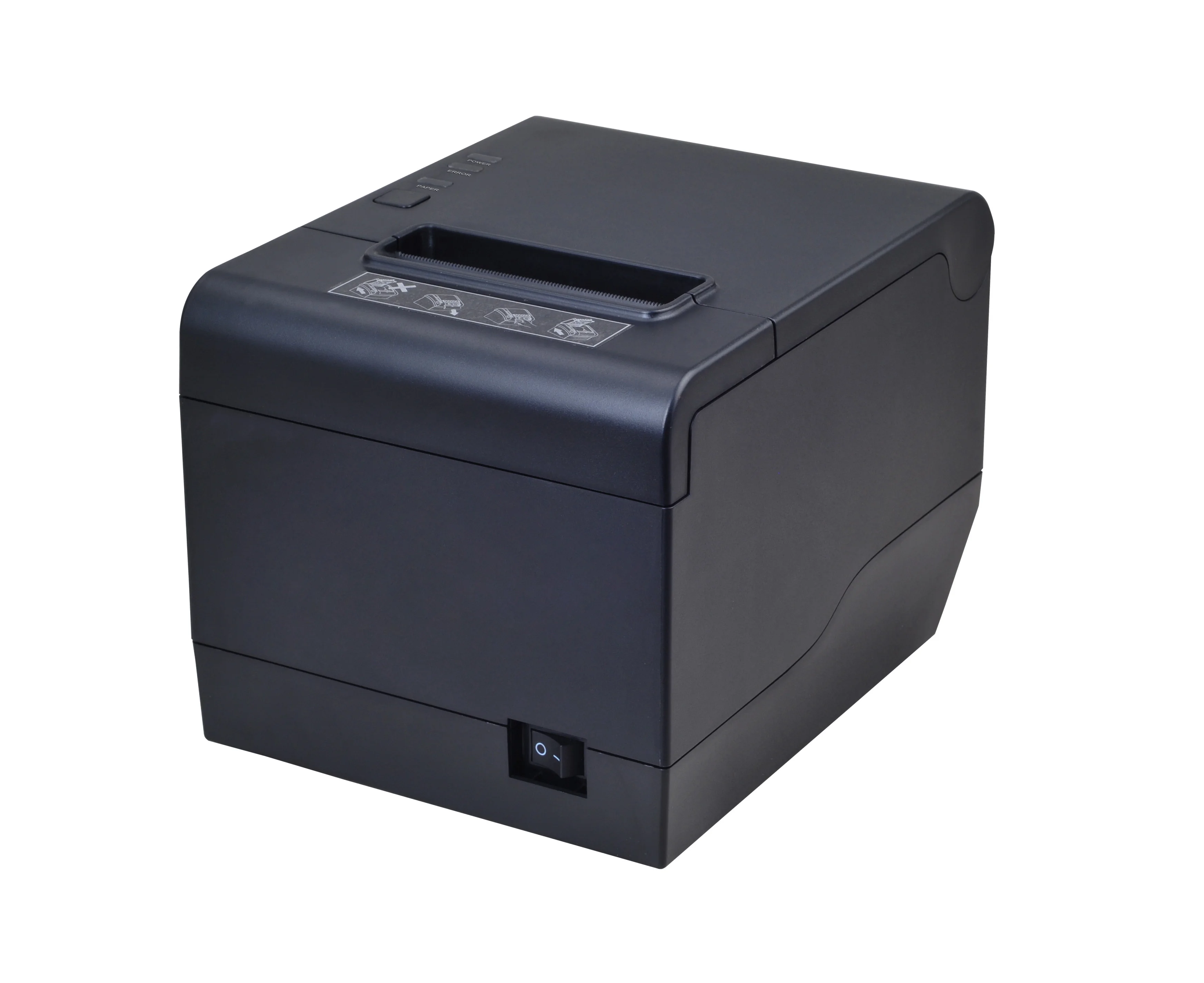 

80mm Multi Language Receipt Thermal Bill Printer with Auto Cutter KR-808 Blue-tooth WIFI Optional, Black color