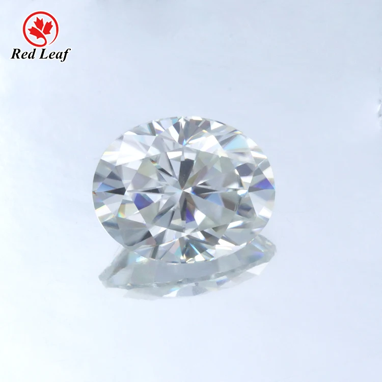

Redleaf moissanite hot sale fancy gemstone synthetic stone D-VVS oval moissanite