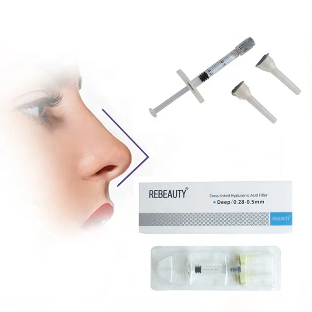 

Cross-linked 2ml ha derm deep filler face injections