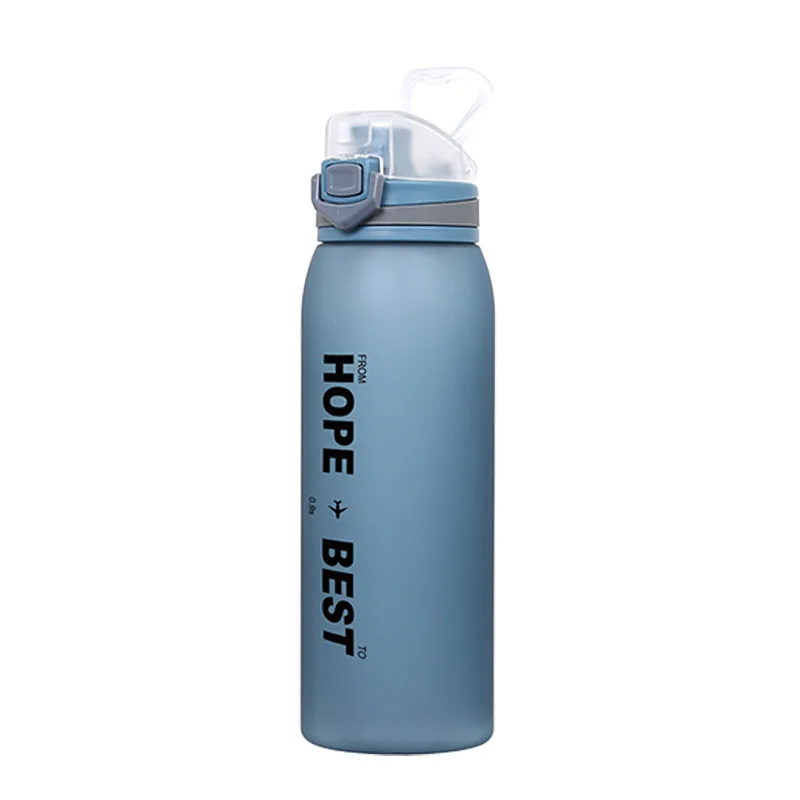 

2021amazon 900ml BPA Free Portable Plastic Water Bottles Tritan material cup custom color logo, Customized color