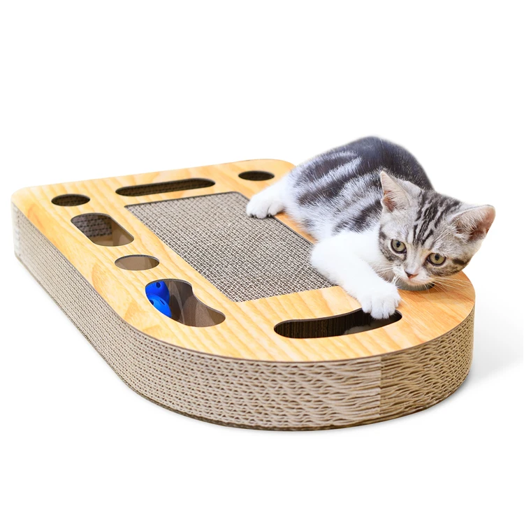 

Ball Paperboard Oval Cardboard Lounger Box Cat Scratcher