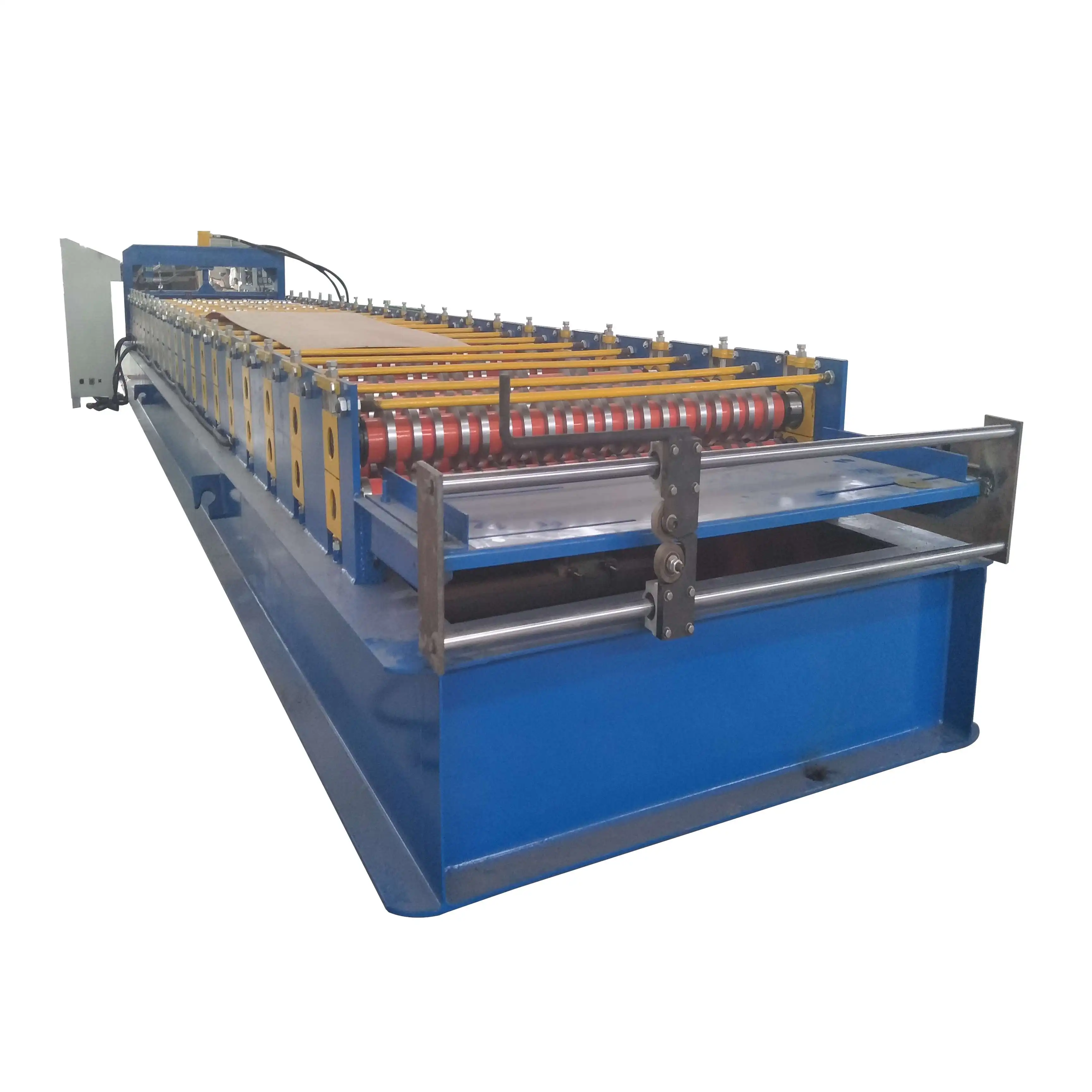 1/6 Professional Color Steel Aluminum Galvanized Sheet  Metal Roof Panell Tiles Making Machine. Roll Forming Machine factory