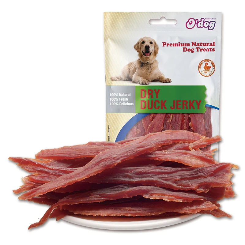 

Wholesale nutrition soft dog snacks duck breast strips training reward pet treats