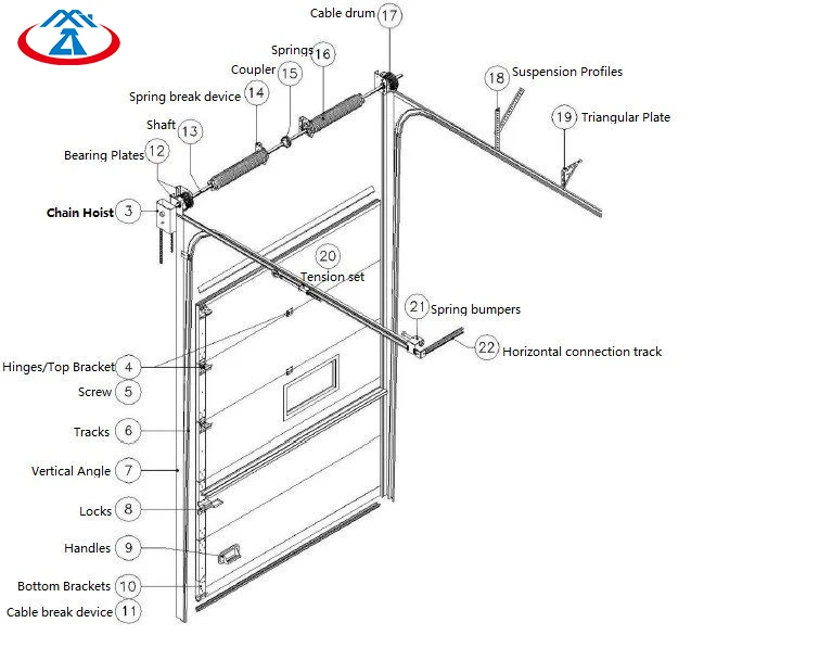 product-Zhongtai-Building residential 16x8 garage door wood garage door-img-2