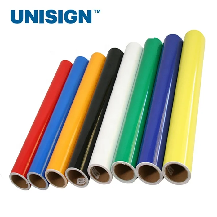 Unisign Factory Color PVC Cutting Self Adhesive Vinyl for Car Wrap