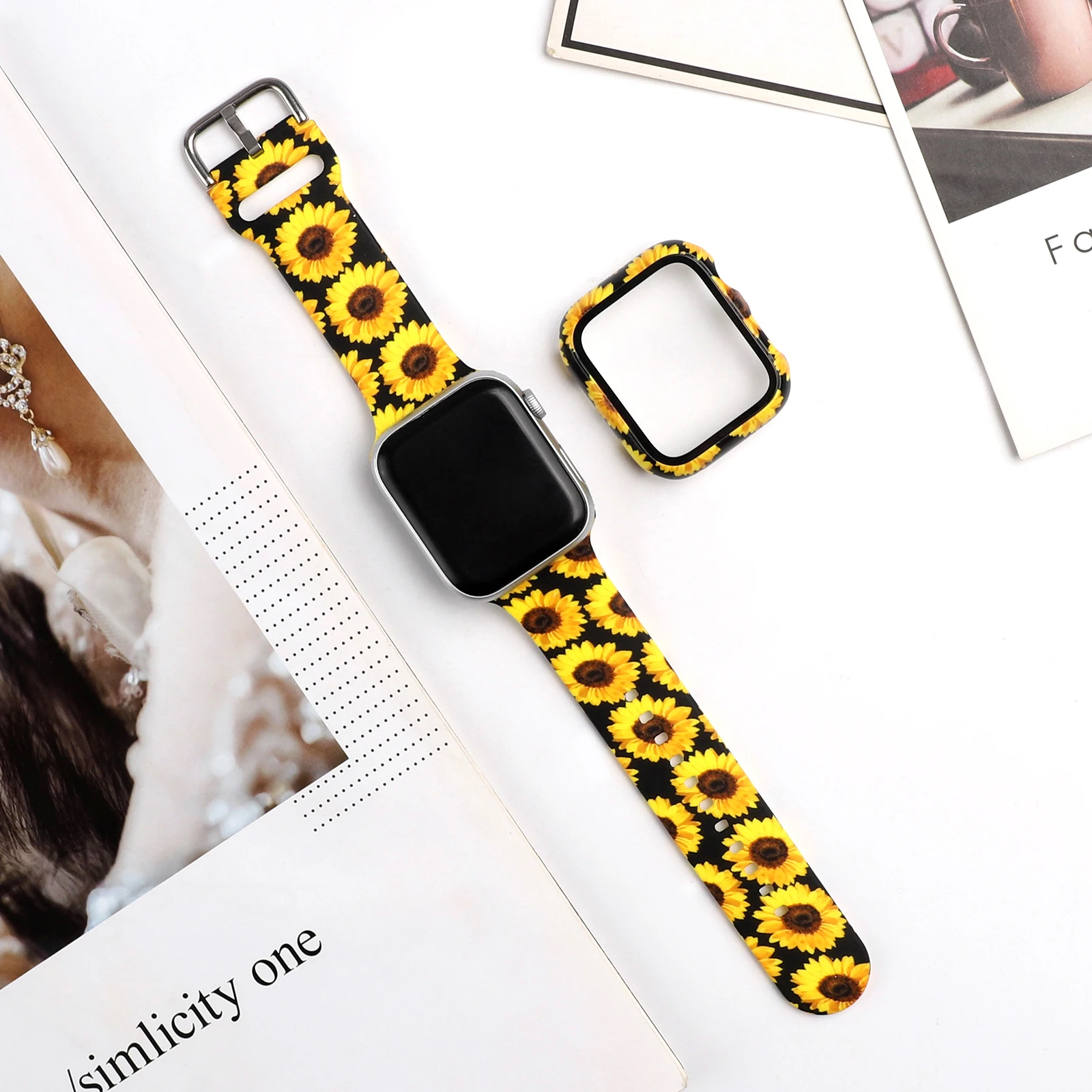 

Strap Gshock Watch Fall Custom Soft Silicone Sport Loop Band For Apple Silicone watch band strap For apple watch, Optional