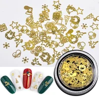 

gold metal nail art accessories wholesale