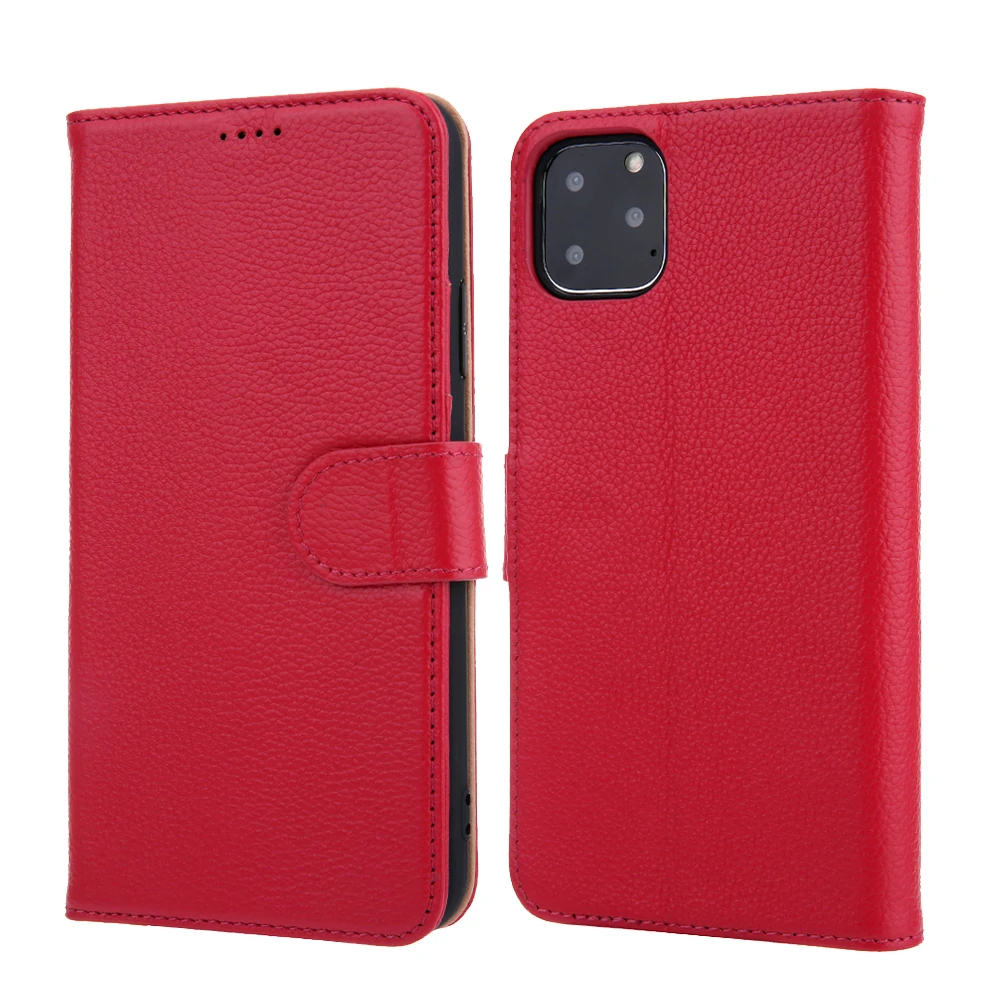 

Wholesale Wallet Design Leather Case for iPhone 11 Pro, Red, blue, black, brown, wine