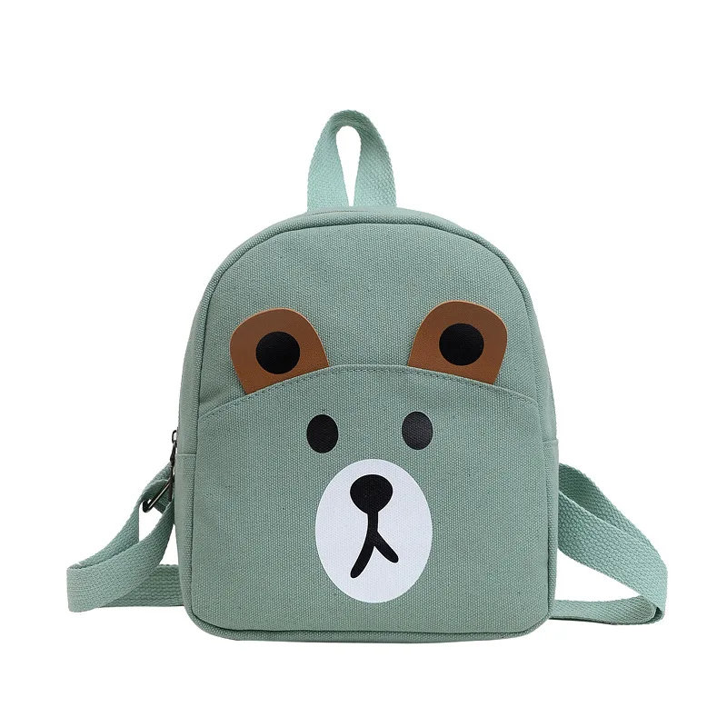 

Girls Boys Cute Bear Cartoon School Bag Kids Bag Pack Backpack Cartoon Backpack For Kids, Green