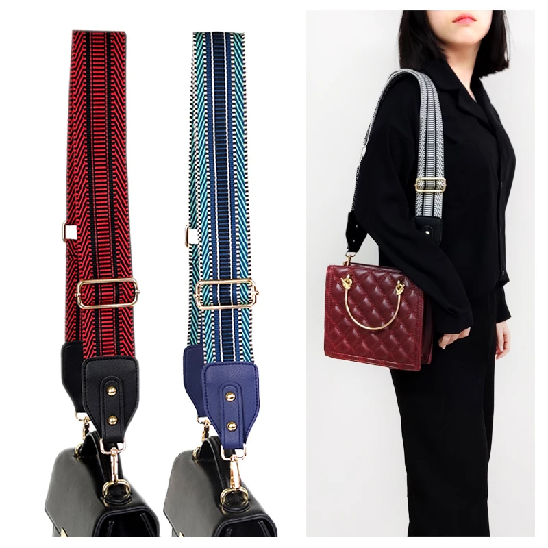 

Meetee B-J004 Fashion Ribbon Adjustable Webbing Shoulder Handbag Accessory Long Bag Strap