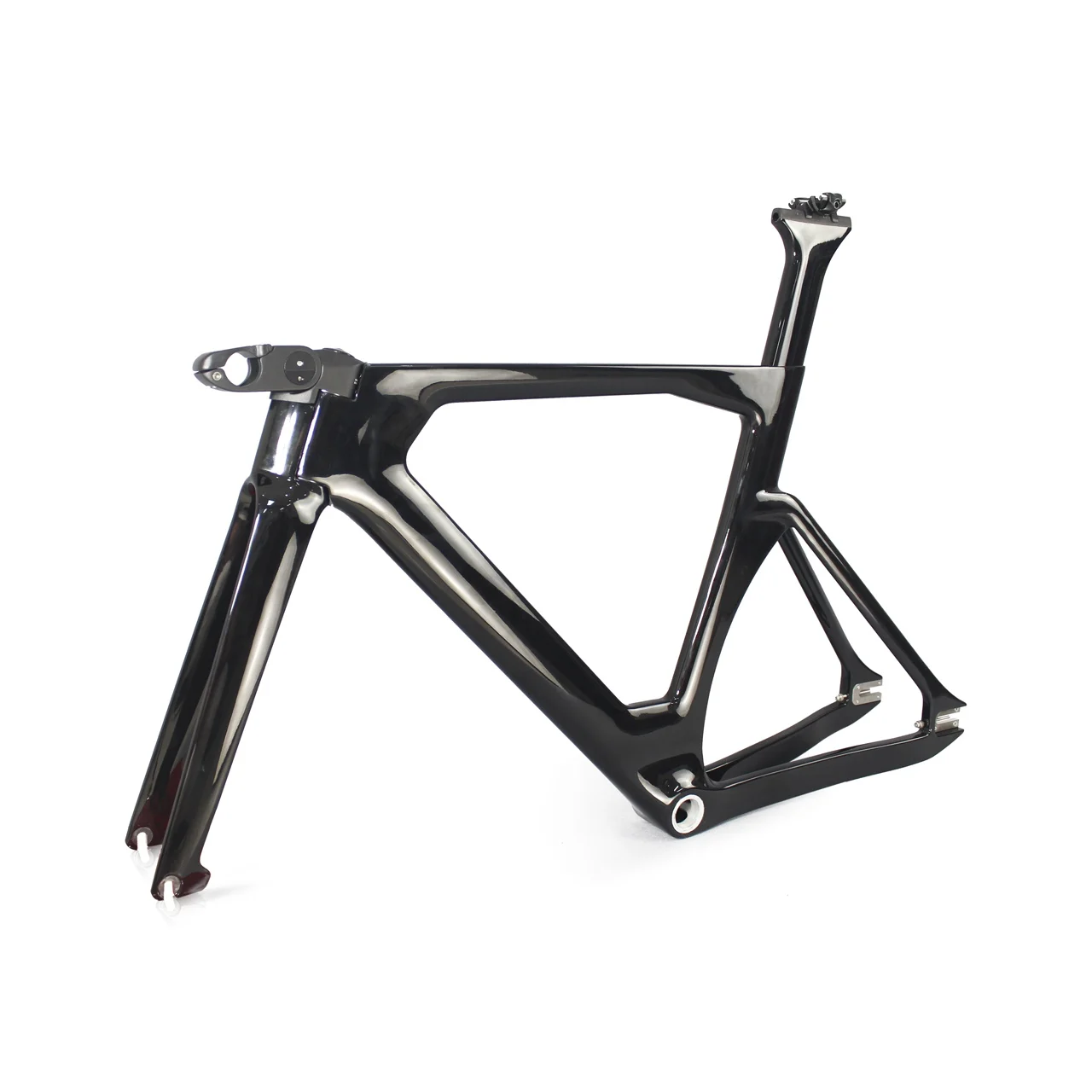 

China Aero Carbon Frame TR018 Track Bike Frame Set, Black
