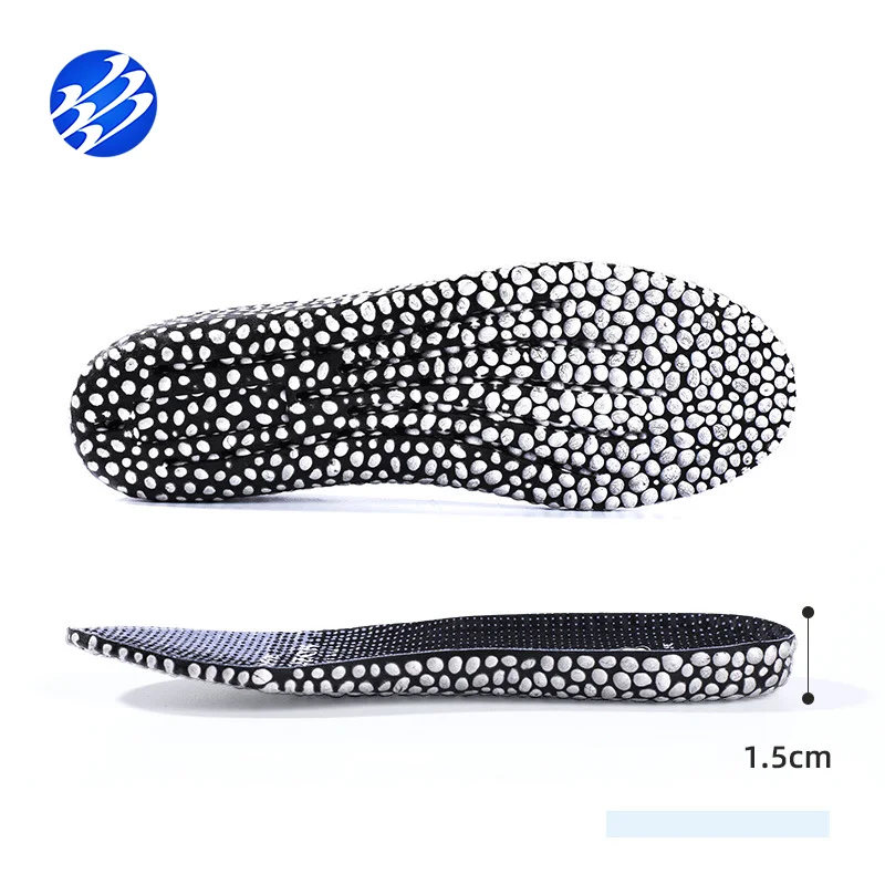 

Technology E-TPU Popcorn Insoles High Elasticity Light Weight Shoes Pad For Sneakers, Black pink