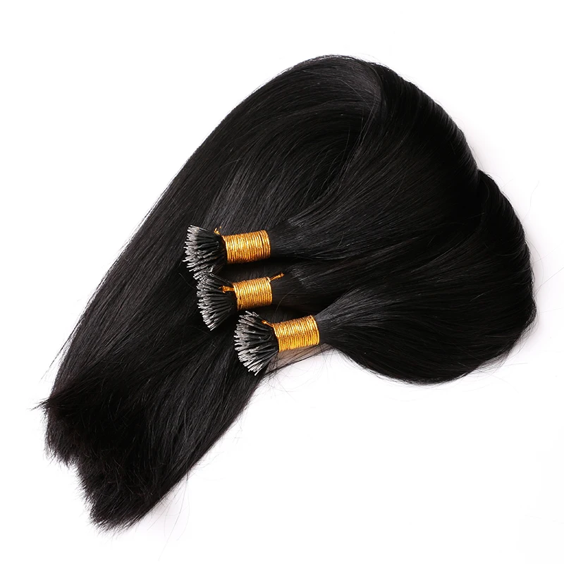 

Dropship Top quality 100% natural human hair materials over than 3 years 1g 0.8g 2g nano ring virgin human hair extension